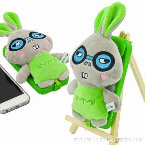 High quality soft plush case for iPhone 5 with silicon cover